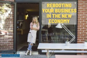 women standing in front of a store