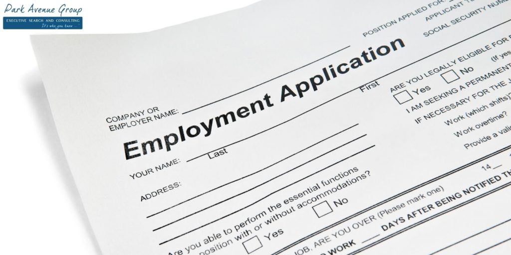 an employee application